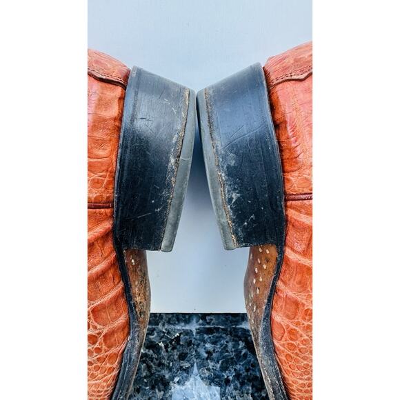 CUADRA Exotic Western Caiman Mens Size US 8 Leather Boots Cowboy Western main image 11